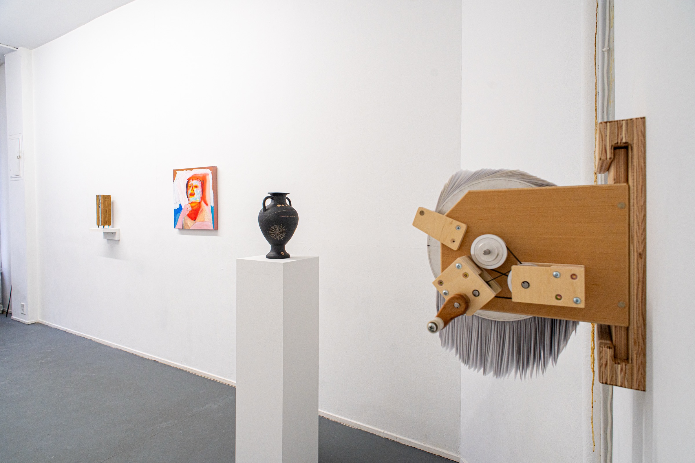 Expired installation view across the gallery
